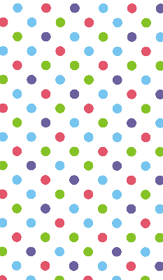 Store enrouleur Points colorés