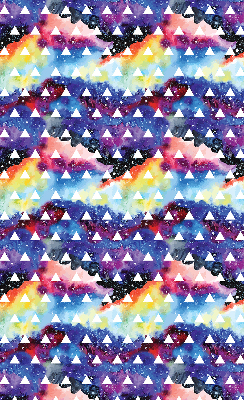 Store intérieur Triangles blancs sur fond coloré