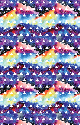 Store intérieur Triangles blancs sur fond coloré