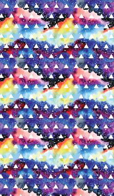 Store intérieur Triangles blancs sur fond coloré