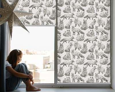 Store intérieur Renards gris