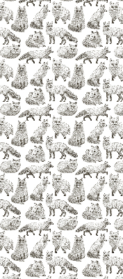 Store intérieur Renards gris