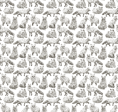 Store intérieur Renards gris