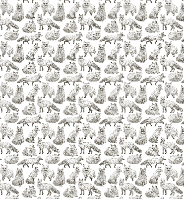 Store intérieur Renards gris