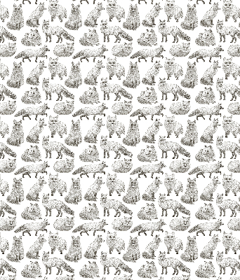 Store intérieur Renards gris