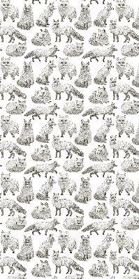 Store intérieur Renards gris