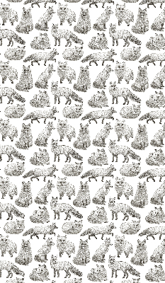 Store intérieur Renards gris