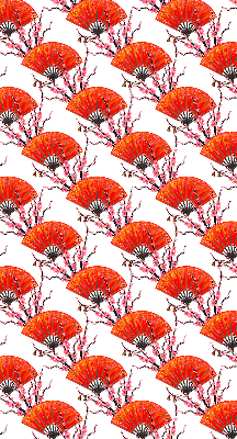 Store enrouleur Les supporters rouges