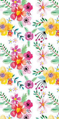 Store intérieur Fleurs peintes