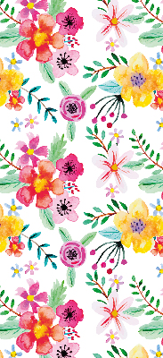 Store intérieur Fleurs peintes