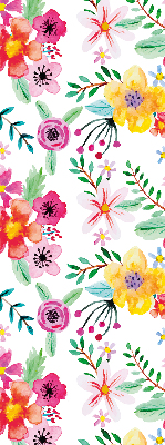 Store intérieur Fleurs peintes