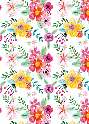 Store intérieur Fleurs peintes