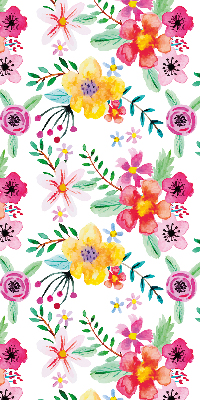 Store intérieur Fleurs peintes