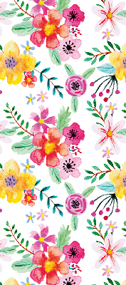 Store intérieur Fleurs peintes