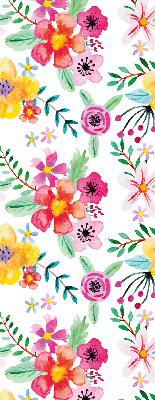 Store intérieur Fleurs peintes