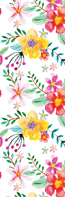 Store intérieur Fleurs peintes