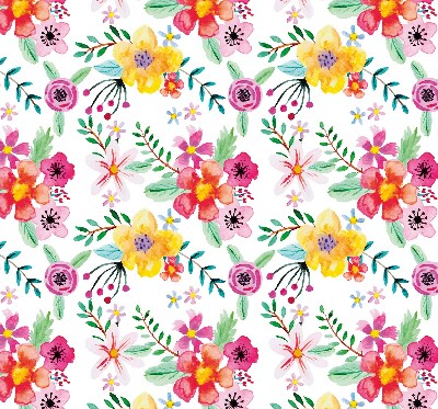 Store intérieur Fleurs peintes