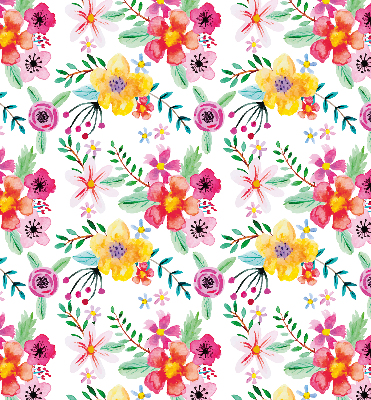 Store intérieur Fleurs peintes