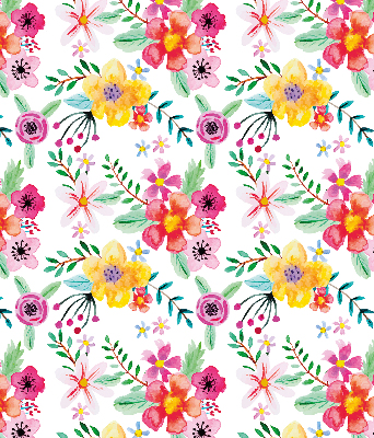 Store intérieur Fleurs peintes