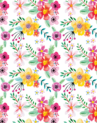 Store intérieur Fleurs peintes