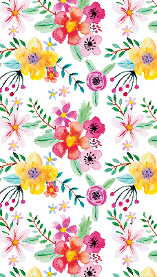 Store intérieur Fleurs peintes