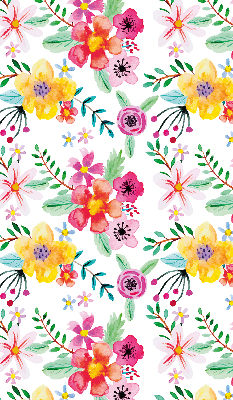 Store intérieur Fleurs peintes