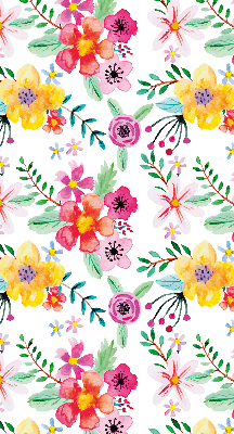 Store intérieur Fleurs peintes