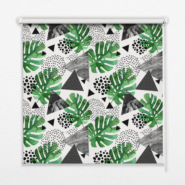 Store intérieur Feuilles triangles points