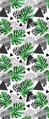 Store intérieur Feuilles triangles points