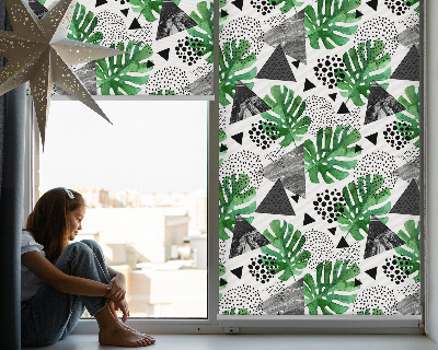 Store intérieur Feuilles triangles points