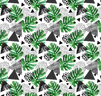 Store intérieur Feuilles triangles points