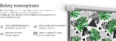 Store intérieur Feuilles triangles points