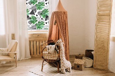 Store intérieur Feuilles triangles points