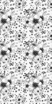 Store enrouleur Fleur dessinée