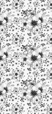 Store enrouleur Fleur dessinée