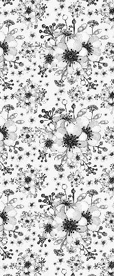 Store enrouleur Fleur dessinée