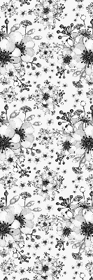 Store enrouleur Fleur dessinée