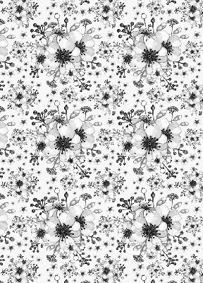 Store enrouleur Fleur dessinée