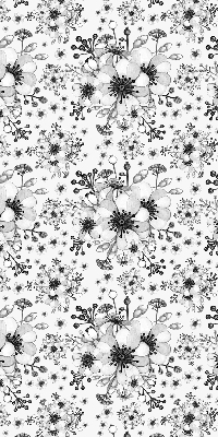 Store enrouleur Fleur dessinée