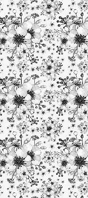 Store enrouleur Fleur dessinée