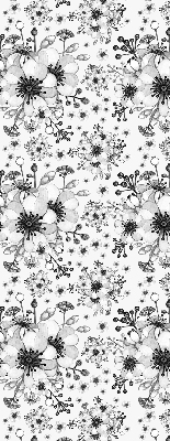 Store enrouleur Fleur dessinée