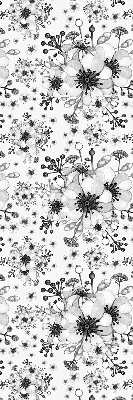 Store enrouleur Fleur dessinée