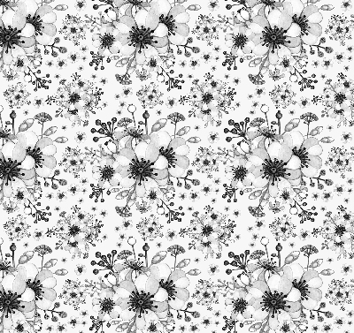 Store enrouleur Fleur dessinée