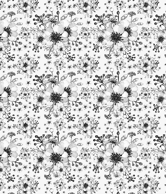 Store enrouleur Fleur dessinée