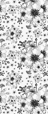 Store enrouleur Fleur dessinée