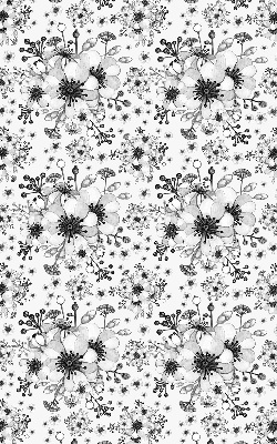 Store enrouleur Fleur dessinée