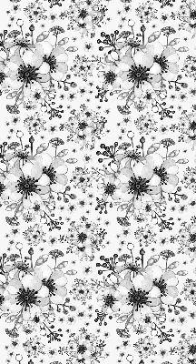 Store enrouleur Fleur dessinée