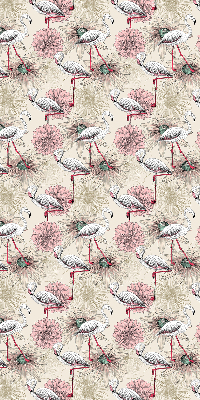 Store enrouleur Flamants blancs