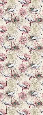 Store enrouleur Flamants blancs