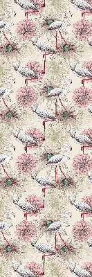 Store enrouleur Flamants blancs